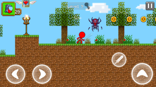 تحميل Red Stickman Parkour Fighter مغامرة لنظام أندرويد لقطة شاشة 5