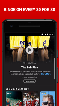 تحميل ESPN رياضة لنظام أندرويد لقطة شاشة 5