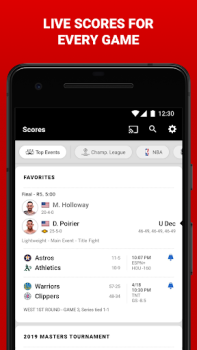 تحميل ESPN رياضة لنظام أندرويد لقطة شاشة 6