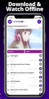 تحميل Funimation وسائل الترفيه لنظام أندرويد لقطة شاشة 4