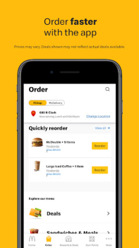 تحميل McDonald's طعام و شراب لنظام أندرويد لقطة شاشة 2