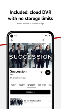تحميل YouTube TV: Live TV & more وسائل الترفيه لنظام أندرويد لقطة شاشة 4