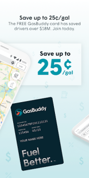 تحميل GasBuddy: Find & Pay for Gas يسافر لنظام أندرويد لقطة شاشة 2