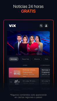 تحميل ViX: TV, Deportes y Noticias وسائل الترفيه لنظام أندرويد لقطة شاشة 4