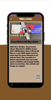 تحميل SmartWatch S8 Max Guide التعليم لنظام أندرويد لقطة شاشة 3