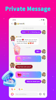 تحميل كون صداقات جديدة في LiveMe+ الاجتماعية لنظام أندرويد لقطة شاشة 5