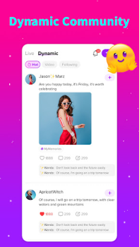 تحميل كون صداقات جديدة في LiveMe+ الاجتماعية لنظام أندرويد لقطة شاشة 7