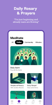 تحميل Hallow: Prayer & Meditation الكتب والمراجع لنظام أندرويد لقطة شاشة 3