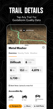 تحميل onX Offroad: Trail Maps & GPS الخرائط والملاحة لنظام أندرويد لقطة شاشة 5