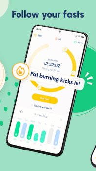 تحميل Fastic: Food & Calorie Tracker الصحة واللياقة البدنية لنظام أندرويد لقطة شاشة 3