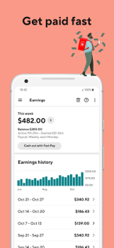 تحميل DoorDash - Dasher اعمال لنظام أندرويد لقطة شاشة 2