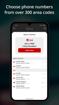 تحميل Hushed - رقم الهاتف الثاني الاتصالات لنظام أندرويد لقطة شاشة 4
