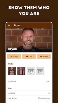 تحميل GROWLR: Gay Bears Near You الاجتماعية لنظام أندرويد لقطة شاشة 5