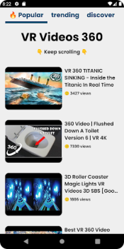 تحميل VR Videos 360 وسائل الترفيه لنظام أندرويد لقطة شاشة 2