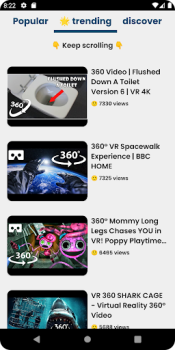 تحميل VR Videos 360 وسائل الترفيه لنظام أندرويد لقطة شاشة 3