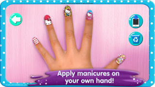 تحميل Hello Kitty Nail Salon ألعاب عارضة لنظام أندرويد لقطة شاشة 4