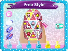 تحميل Hello Kitty Nail Salon ألعاب عارضة لنظام أندرويد لقطة شاشة 7