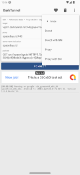 تحميل DarkTunnel - SSH DNSTT V2Ray أدوات لنظام أندرويد لقطة شاشة 4