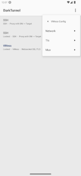 تحميل DarkTunnel - SSH DNSTT V2Ray أدوات لنظام أندرويد لقطة شاشة 6