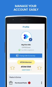 تحميل ATOM Store, Myanmar الاتصالات لنظام أندرويد لقطة شاشة 3