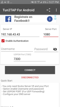 تحميل Tun2TAP Socks/HTTP to VPN أدوات لنظام أندرويد لقطة شاشة 7