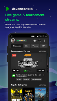 تحميل JioGames: Play, Win, Stream وسائل الترفيه لنظام أندرويد لقطة شاشة 3