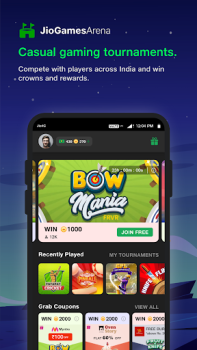تحميل JioGames: Play, Win, Stream وسائل الترفيه لنظام أندرويد لقطة شاشة 4