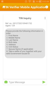 تحميل TIN Verifier Application المالية لنظام أندرويد لقطة شاشة 4