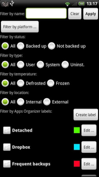 تحميل Titanium Backup أدوات لنظام أندرويد لقطة شاشة 4