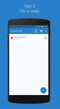 تحميل Word to PDF عمل لنظام أندرويد لقطة شاشة 4