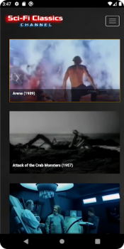 تحميل Sci-Fi Classic Movies Channel وسائل الترفيه لنظام أندرويد لقطة شاشة 3