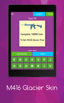 تحميل M416 Glacier Skin الألغاز لنظام أندرويد لقطة شاشة 4