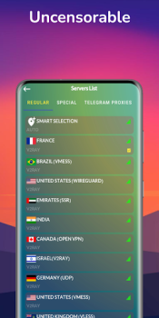 تحميل Shenzo VPN - Private & Safe أدوات لنظام أندرويد لقطة شاشة 3