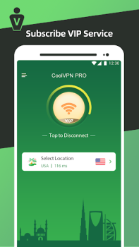 تحميل Cool VPN Pro - بروكسي VPN سريع أدوات لنظام أندرويد لقطة شاشة 4