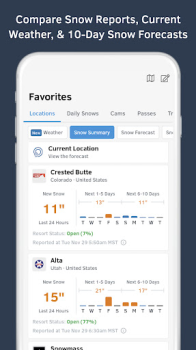 تحميل OpenSnow: Weather & 3D Maps طقس لنظام أندرويد لقطة شاشة 2