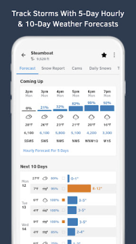 تحميل OpenSnow: Weather & 3D Maps طقس لنظام أندرويد لقطة شاشة 3