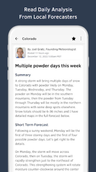 تحميل OpenSnow: Weather & 3D Maps طقس لنظام أندرويد لقطة شاشة 4