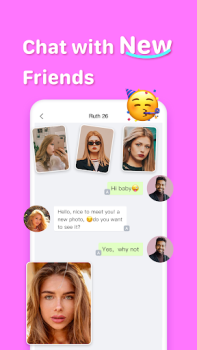 تحميل Candy Chat - Live video chat وسائل الترفيه لنظام أندرويد لقطة شاشة 2