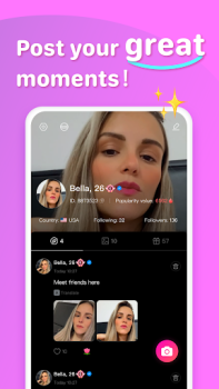 تحميل Candy Chat - Live video chat وسائل الترفيه لنظام أندرويد لقطة شاشة 5