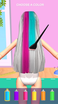 تحميل Doll Makeover - DIY 3D Dolly ألعاب عارضة لنظام أندرويد لقطة شاشة 3