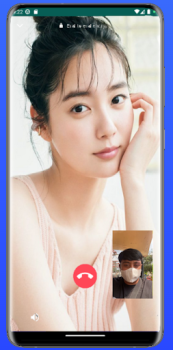 تحميل Video Call Cewek Jepang Cantik وسائل الترفيه لنظام أندرويد لقطة شاشة 4