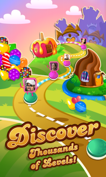 تحميل Candy Crush Saga ألعاب عارضة لنظام أندرويد لقطة شاشة 3
