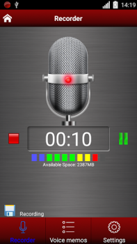 تحميل Voice recorder الموسيقى والصوت لنظام أندرويد لقطة شاشة 3