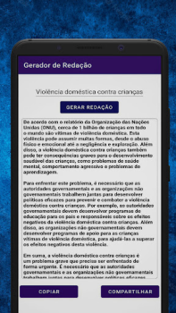 تحميل Gerador de Redação التعليم لنظام أندرويد لقطة شاشة 2