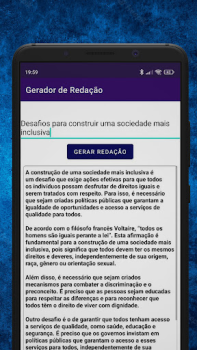تحميل Gerador de Redação التعليم لنظام أندرويد لقطة شاشة 3