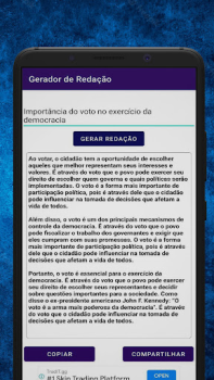 تحميل Gerador de Redação التعليم لنظام أندرويد لقطة شاشة 4