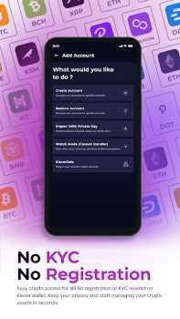 تحميل Klever Wallet: Bitcoin, Crypto المالية لنظام أندرويد لقطة شاشة 6
