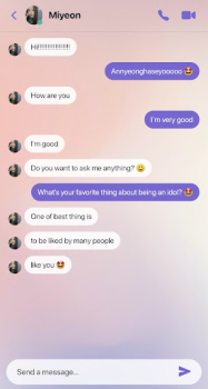 تحميل (G)I-DLE Fake Video Call, Chat وسائل الترفيه لنظام أندرويد لقطة شاشة 3