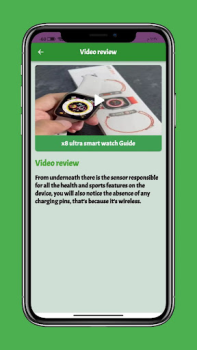 تحميل x8 ultra smart watch Guide التعليم لنظام أندرويد لقطة شاشة 5