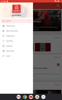 تحميل Zona Tv Box رياضة لنظام أندرويد لقطة شاشة 4